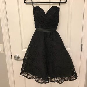Black Lace Cocktail Dress